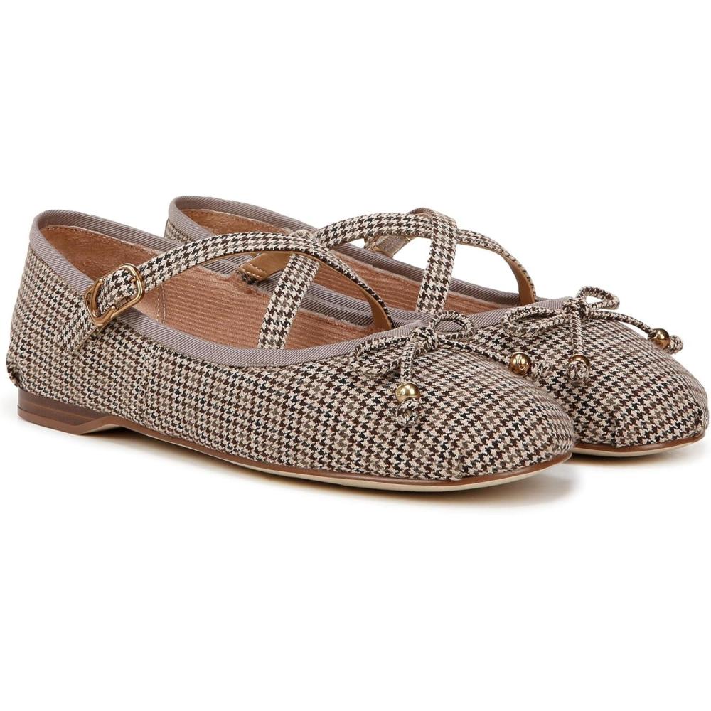 imageCircus NY by Sam Edelman Womens Zuri Ballet FlatBlack Natural Multi