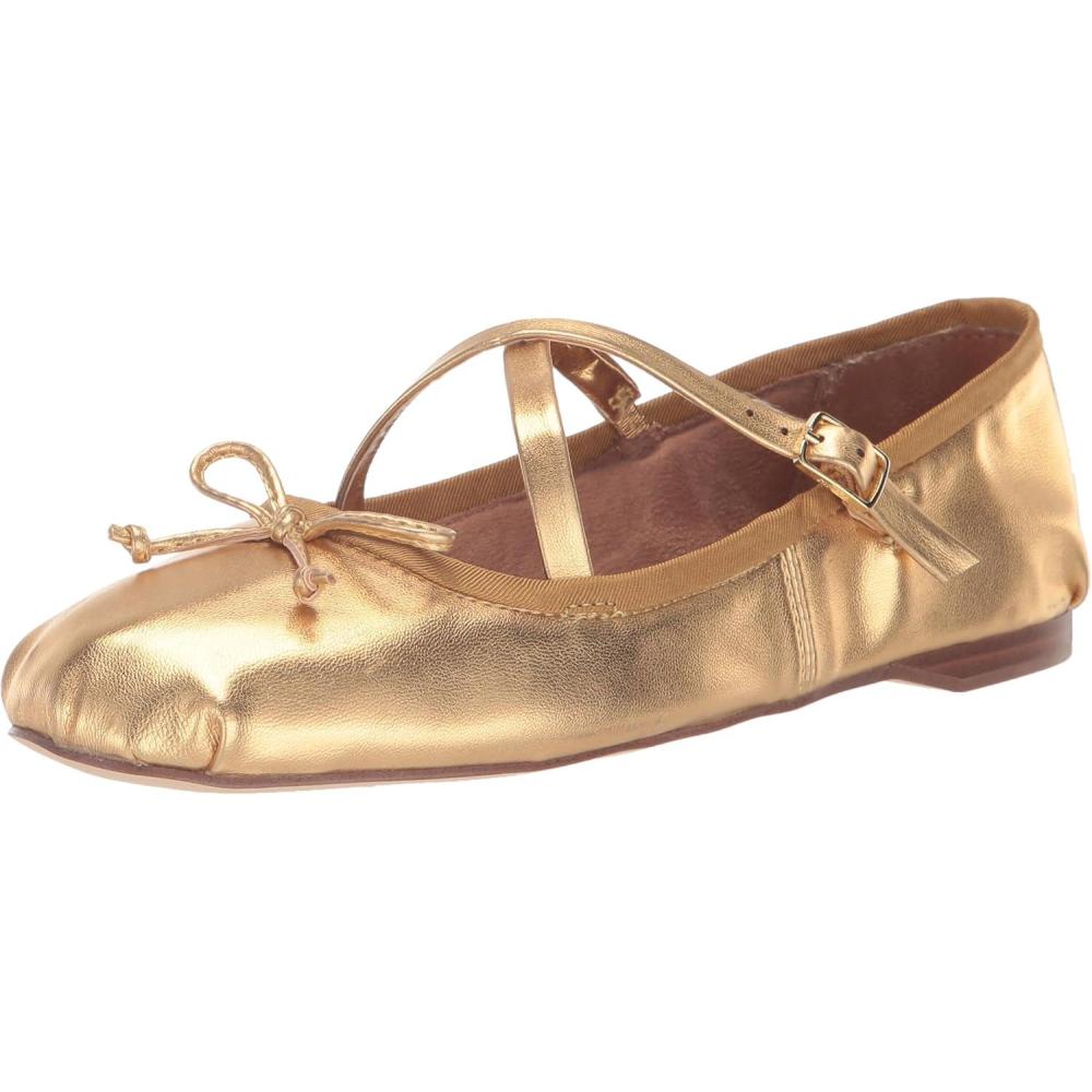 imageCircus NY by Sam Edelman Womens Zuri Ballet FlatMillenia Gold