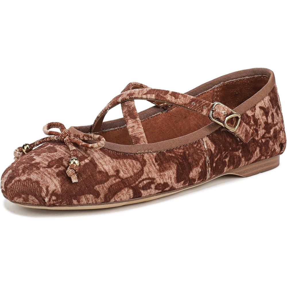 imageCircus NY by Sam Edelman Womens Zuri Ballet FlatRich Cognac Multi