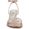 Circus NY by Sam Edelman Women’s Holly Heeled Sandal(Natural/Berry Blush Multi)