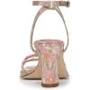 Circus NY by Sam Edelman Women’s Holly Heeled Sandal(Natural/Berry Blush Multi)
