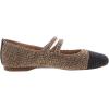 Circus NY by Sam Edelman Women’s Zoey Mary Jane Flat(Black Natural Multi/Black)