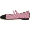 Circus NY by Sam Edelman Women’s Zoey Mary Jane Flat(Pink Confett/Black)