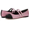 Circus NY by Sam Edelman Women’s Zoey Mary Jane Flat(Pink Confett/Black)