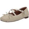 CIRCUS NY BY SAM EDELMAN Women’s Zuri Ballet Flat(Vanilla Bean/Natural)