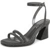 Circus NY by Sam Edelman Women’s Holly Heeled Sandal(Black Metallic)