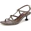 Circus NY by Sam Edelman Women’s Jaida Heeled Sandal(Black Natural Multi Glitz)