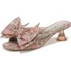 Circus NY by Sam Edelman Women’s Natalina Heeled Sandal(Natural/Berry Blush Multi)