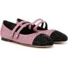 Circus NY by Sam Edelman Women’s Zoey Mary Jane Flat(Pink Confett/Black)