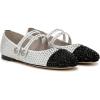 Circus NY by Sam Edelman Women’s Zoey Mary Jane Flat(White/Black)