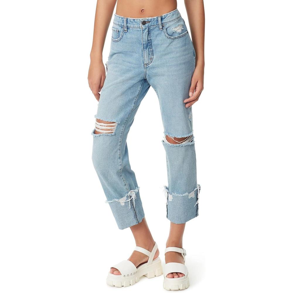 imageCircus NY Womens High Rise Relaxed Straight JeanRope Walk