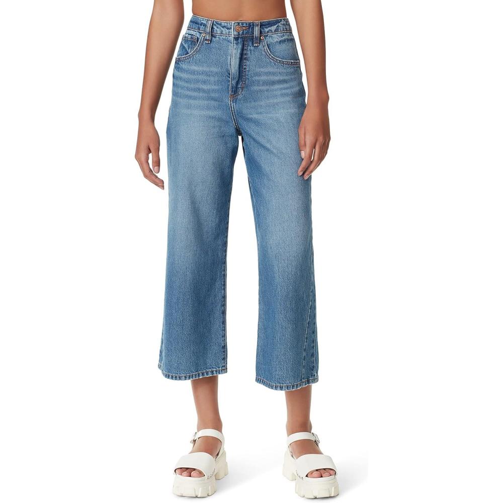imageCircus NY Womens High Rise Wide Leg Cropped JeanOnering