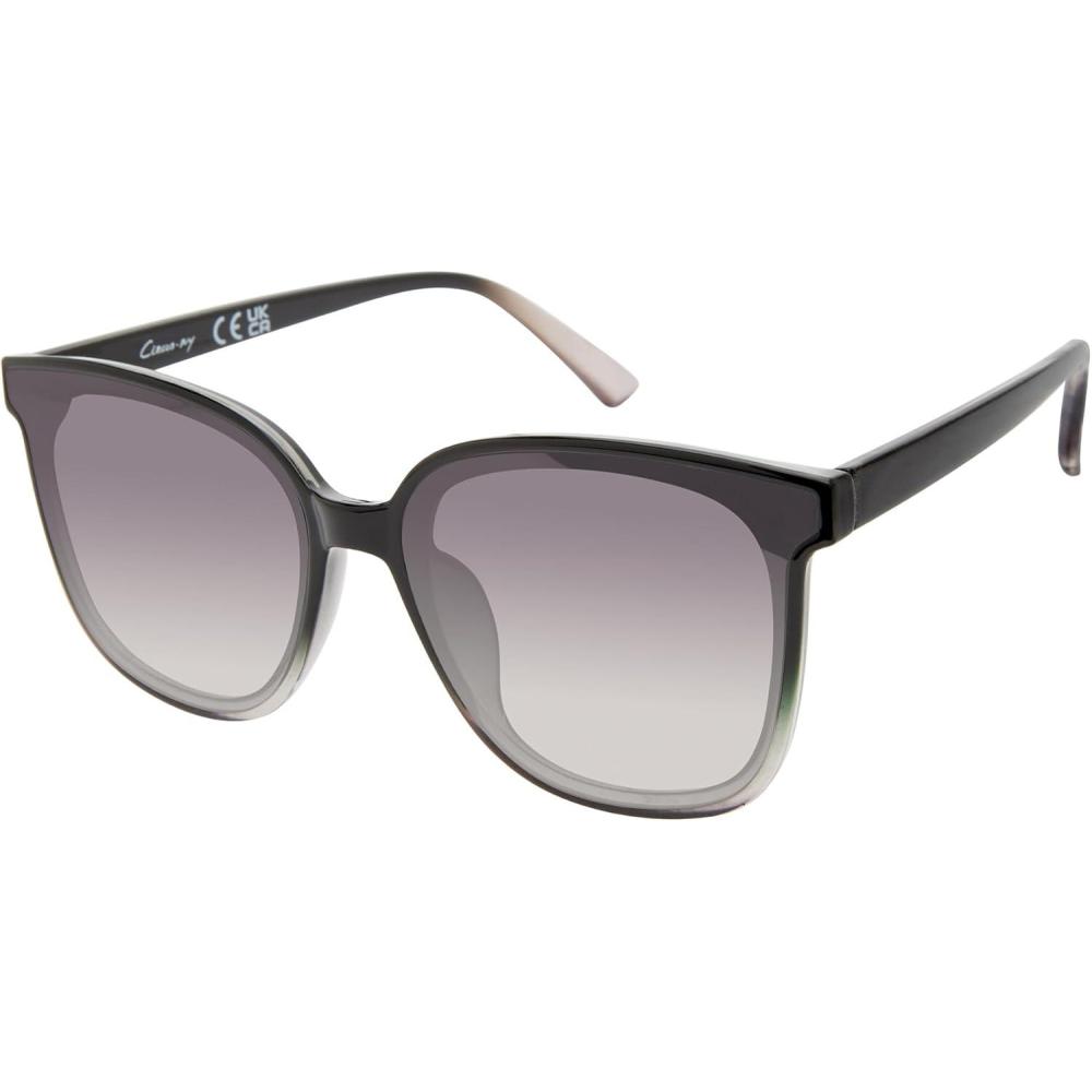 imageCircus NY by Sam Edelman Womens Cc354 Oversized Pearl Square SunglassesBlack