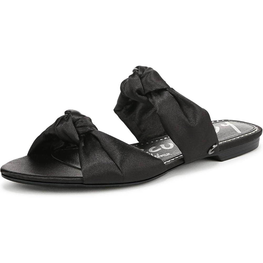 imageCircus NY by Sam Edelman Womens Marissa Flat SandalBlack Satin