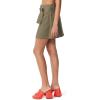 Circus NY Women’s A-line Belted Mini Skirt(Burnt Olive)