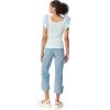 Circus NY Women’s Anisa Ruffled Knit Tank Top(Delicate Blue)