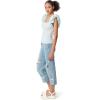 Circus NY Women’s Anisa Ruffled Knit Tank Top(Delicate Blue)
