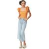 Circus NY Women’s Anisa Ruffled Knit Tank Top(Topaz)