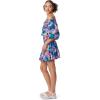 Circus NY Women’s Caelap Off Shoulder Woven Top(Flower Dye – Fairy Wren)