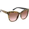 Circus NY Women’s Cc483 Oversized Cat Eye Sunglasses with Uv400 Protection. Trendy Gifts for Her, 57 Mm(Leopard)