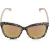 Circus NY Women’s Cc483 Oversized Cat Eye Sunglasses with Uv400 Protection. Trendy Gifts for Her, 57 Mm(Pink & Animal)