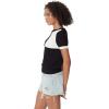 Circus NY Women’s Crew Neck Short Sleeve Knit Top(Anthracite)