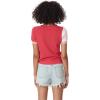 Circus NY Women’s Crew Neck Short Sleeve Knit Top(Paradise Pink)