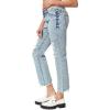Circus NY Women’s High Rise Ankle Slim Straight(Fire Walker – Destruction)