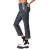 Circus NY Women’s High Rise Ankle Slim Straight(Hypnotized – Wet Look Foil)