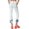 Circus NY Women’s High Rise Ankle Slim Straight(Ice Blue)