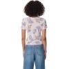 Circus NY Women’s Izzie Double Layer Tee Shirt(Cheetah Party – Phalaenopsis)