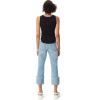 Circus NY Women’s Kaylee V-Neck Rib Knit Tank Top(Anthracite)