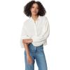 Circus NY Women’s Willow Cropped Button Down Shirt(Marshmallow)