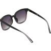 Circus NY by Sam Edelman Womens Cc354 Oversized Pearl Square Sunglasses(Black)