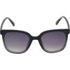 Circus NY by Sam Edelman Womens Cc354 Oversized Pearl Square Sunglasses(Black)