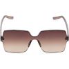 Circus NY by Sam Edelman Womens Cc354 Oversized Pearl Square Sunglasses(Brown)