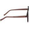 Circus NY by Sam Edelman Womens Cc354 Oversized Pearl Square Sunglasses(Brown)