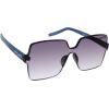 Circus NY by Sam Edelman Womens Cc354 Oversized Pearl Square Sunglasses(Grey)