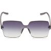Circus NY by Sam Edelman Womens Cc354 Oversized Pearl Square Sunglasses(Grey)