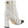 Circus NY by Sam Edelman Women’s Easton Ankle Boot(Vanilla Bean/Black)