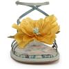 Circus NY by Sam Edelman Women’s Olana Flower Flat Sandal(Cool Mint Multi)