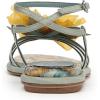 Circus NY by Sam Edelman Women’s Olana Flower Flat Sandal(Cool Mint Multi)