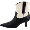 Circus NY by Sam Edelman Women’s Yolanda Western Boot(Black/Vanilla Bean)