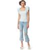 Circus NY Women’s Anisa Ruffled Knit Tank Top(Delicate Blue)