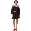 Circus NY Women’s Caelap Off Shoulder Woven Top(Anthracite)