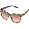 Circus NY Women’s Cc483 Oversized Cat Eye Sunglasses with Uv400 Protection. Trendy Gifts for Her, 57 Mm(Leopard)