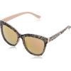 Circus NY Women’s Cc483 Oversized Cat Eye Sunglasses with Uv400 Protection. Trendy Gifts for Her, 57 Mm(Pink & Animal)