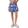 Circus NY Women’s Chelsea Back Zip Flare Mini Skirt(Flower Dye – Fairy Wren)
