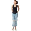 Circus NY Women’s Kaylee V-Neck Rib Knit Tank Top(Anthracite)