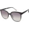 Circus NY by Sam Edelman Womens Cc354 Oversized Pearl Square Sunglasses(Black)